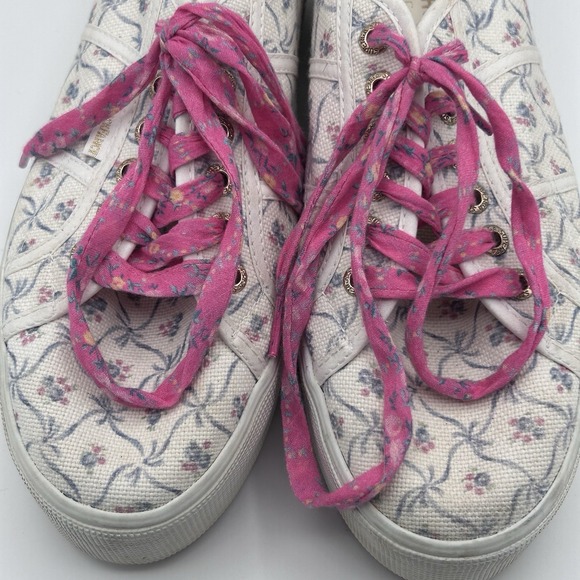 Love Shack Fancy x Superga Floral Sneakers Womens Size 10 Sz 41 - Picture 2 of 10